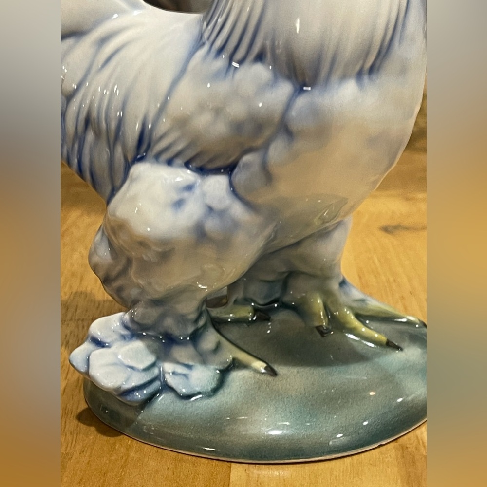 WILL GEORGE - Rooster porcelain figurine 1940s-1950s  In excellent condition - Picture 3 of 14